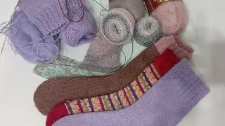 КАК я СНИМАЮ видео. ГОТОВЫЕ НОСОЧКИ, новый мохер, процессы, планы