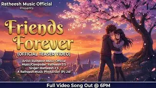 Friends Forever (Official Teaser Video) | Ratheesh Music Official | New Anime Friendship Song 2026