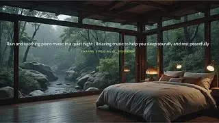 Gentle Piano and Rain Sounds for Stress Relief and Deep Sleep - Helps reduce anxiety and insomnia