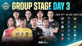 English | M4 Group Stage Day 3 | M4 World Championship