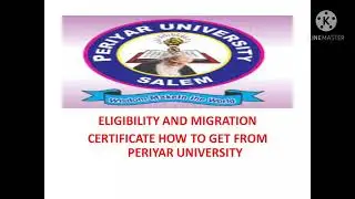 Eligibility and Migration certificate how to get from University???