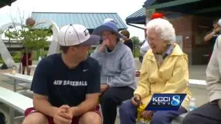 Seniors take on studs in baseball battle