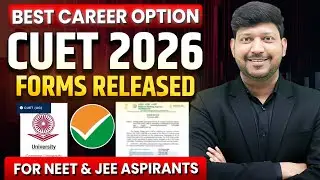 CUET 2026 Application Form OUT 🚨 Best Backup Career for NEET & JEE Students #cuet2026 #nta