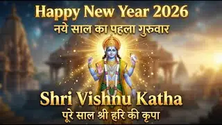Happy New year 2026 | नये साल का पहला गुरुवार | Shri Vishnu Katha | पूरे साल श्री हरि की कृपा