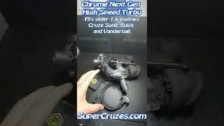 Turbosprężarka nowej generacji o dużej prędkości do Cruze Sonic Trax Vanderhall www.supercruzes.com