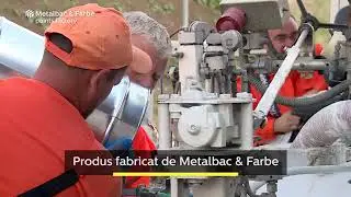 Cold plastic material for Structured   Spotflex road markings, produced by Metalbac & Farbe
