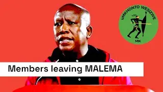 EFF JULIUS MALEMA MEMBERS LEAVING  TO MKHONTO WE SIZWE FOR POLITICAL REFUGE