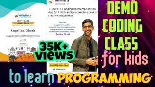 Experience of Demo Coding Class for KIDS with WhiteHat Junior to Learn Programming.