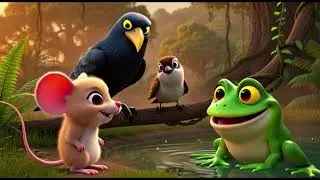 The Clever Sparrow and the Mighty Elephant#storytime #moralstory #cartoon
