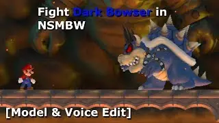 (Outdated) Fight Dark Bowser in NSMBW [Model & Voice Edit] (+Download) (4.7M View & 8.6K Sub)