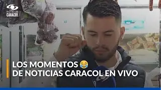 Los momentos más graciosos de Noticias Caracol en vivo en 2025 | Especial de Inocentes
