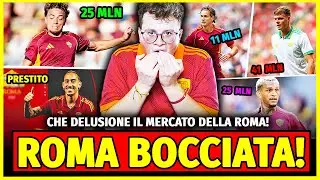MERCATO DELLA ROMA INSUFFICIENTE: VOTO 5. SONO DELUSO E NERVOSO, MA FIDUCIOSO.