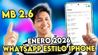 Whatsapp Estilo Iphone en Android ACTUALIZACION 2026 📱 ULTIMA VERSI&Oacute;N Actualizada ✅ 🌈