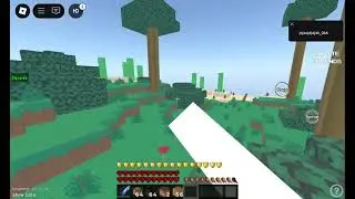 Playing roblox mincraft Moddedcraft3