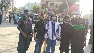 Imam e Zamana Scout Group Provide Security protection In Main Karachi markaz Chehalam IZS Protocol