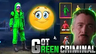 I GOT RARE GREEN CRIMINAL || TOP CRIMINAL IN INDIAN SERVER || GARENA FREE FIRE 🔥