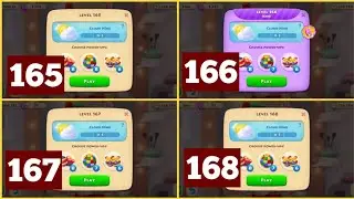 Township Colorful Puzzle Levels 165, 166, 167, 168