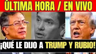 EN VIVO: Petro DESTRUYE a Trump y Rubio por proteger narcos criollos