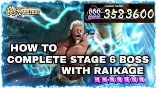 NxB Nv | AOM #8 | How to full clear stage 6 Gaint Boss with Raikage and get SSS without keys