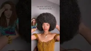 LE DIJERON QUE SU PELO AFRO RIZADO NUNCA CRECER&Iacute;A #beauty #tips #short
