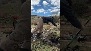 I fell down#digging #goldmining #goldrush #mining #shovel