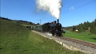 🇨🇭 Eb 3/5 5810 (Habersack) mit einem Fotozug in der N&auml;he von Sumiswald- Gr&uuml;nnen