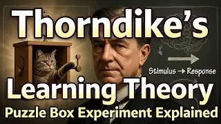 Video 2 Edward L. Thorndike & the Evolution of Learning Theories | Educational Psychology Explained