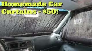 Car Curtains - How to Make Em BETTER and EASIER!