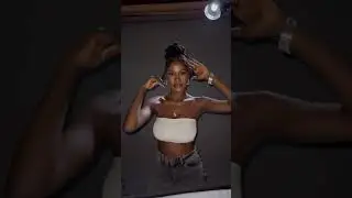Beauty shoot behind the scenes and result