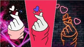 Beautiful Finger heart wallpaper hd finger 💓 images