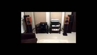 Cambridge Audio Stream Magic 6, Musical Fidelity M3i, Dynaudio Focus 140.
