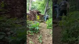Ashram near Gupteswar waterfall #waterfall #Nrusinghnath #bargarh #hill