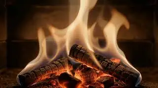 Soothing Fireplace Crackling for Sleep, Stress Relief, and Calm Nights