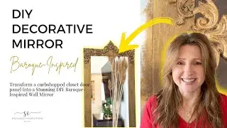 DIY Decorative Vintage Mirror Makeover
