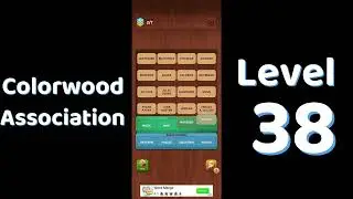 Colorwood Associations Level 38 Answers 🌈🧠 | Relaxing Word Association Puzzle | solutionguruji