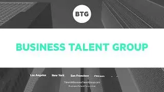 Joining the Business Talent Group Network