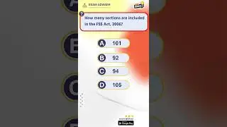 How many sections are included in the FSS Act, 2006? | Exam Adviser | FSO | DO | FSSAct2006