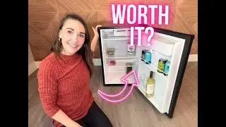COWSAR 4.4 Cu Ft Dorm Fridge Honest Review &ndash; With Water Dispenser & Freezer Test!