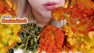 ASMR 👩🏻‍🍳💥MASAKAN RUMAHAN JENGKOL BALADO, KANGKUNG, PERKEDEL JAGUNG ❤️ HOMEMADE COOKING