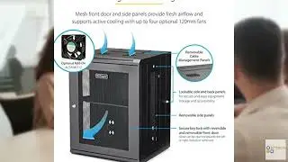 Review - StarTech.com 4-Post 15U Wall Mount Network Cabinet w/ 1U Shelf, 19
