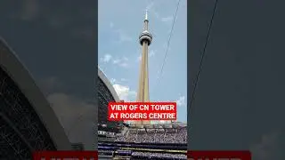LIVE VIEW OF CN TOWER #canada #ontario #cntowerview