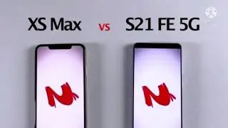 iPhone XS Max vs Samsung galaxy s21 fe 5 g (speed test)