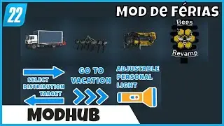 Mod de Férias, Select Distribution Target, Adjustable Personal Light | Farming Simulator 22