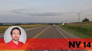 Driving New York Route 14 through Geneva, New York | From I-90 to Starkey - Along Seneca Lake