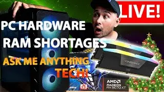 📱 - 12-23-25-  RAM Shortages, Fake DDR5, GPU Shortage &  PC Hardware + PC Builds! - CHRISTMAS!  🚀💻