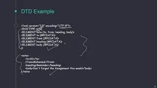 #2 What is DTD? | XML DTD | شرح بالعربي