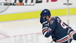 NHL 18 McDavid gets hurt scoring a goal