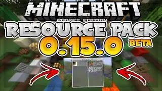 MCPE 0.15.0 // Resource Pack Gameplay! // RESOURCE PACKS LEAKED - Minecraft PE (Pocket Edition)