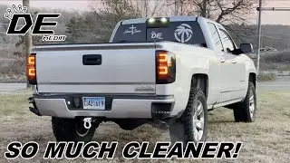 REAR END OVERHAUL ON MY 3RD GEN SILVERADO! | tail light, 3rd brake light install