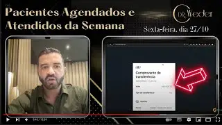 Agendamentos da semana 27/10/2023